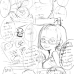 A sneak peek at The Drooling Tribute comic